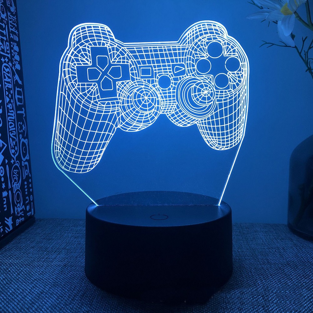 Gaming Console Icon - Lampka nocna 3d Illusion Pokój do