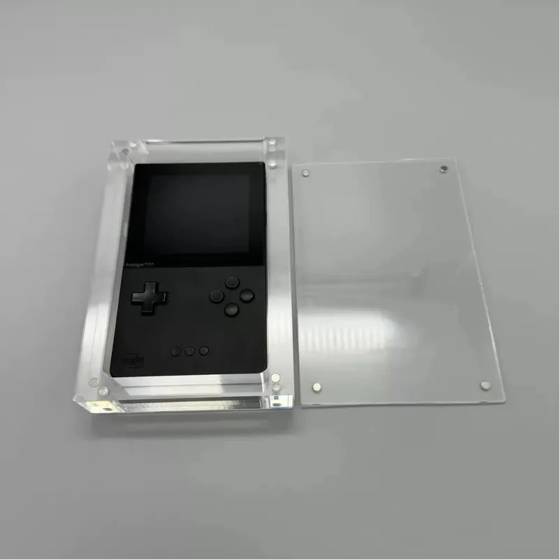 Gaming Console Organizer - Przezroczyste Magnetyczne Akrylowe Etui do Przechowywania