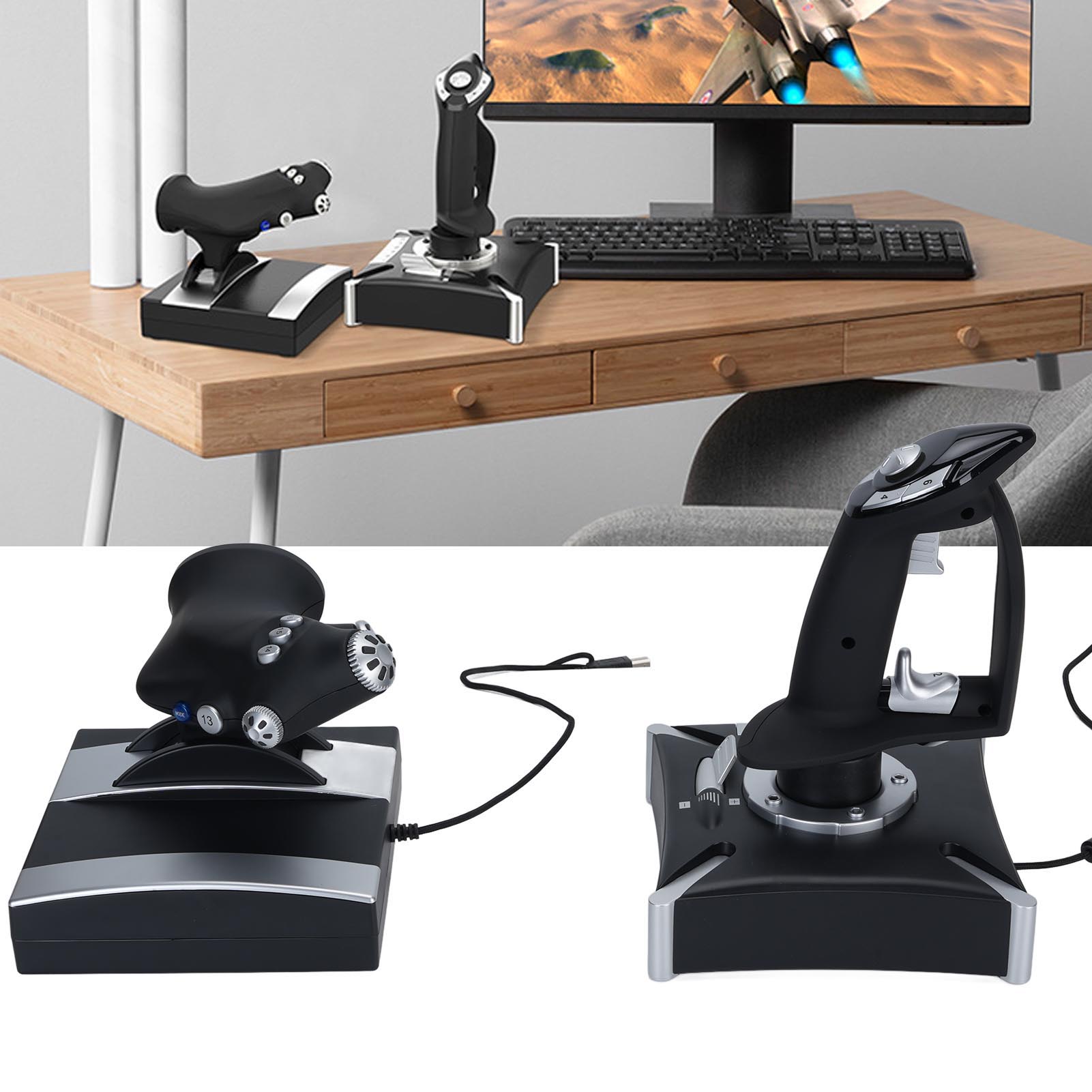 Flight Joystick Sim - PXN 2119 Pro Joystick Kontroler Symulacji