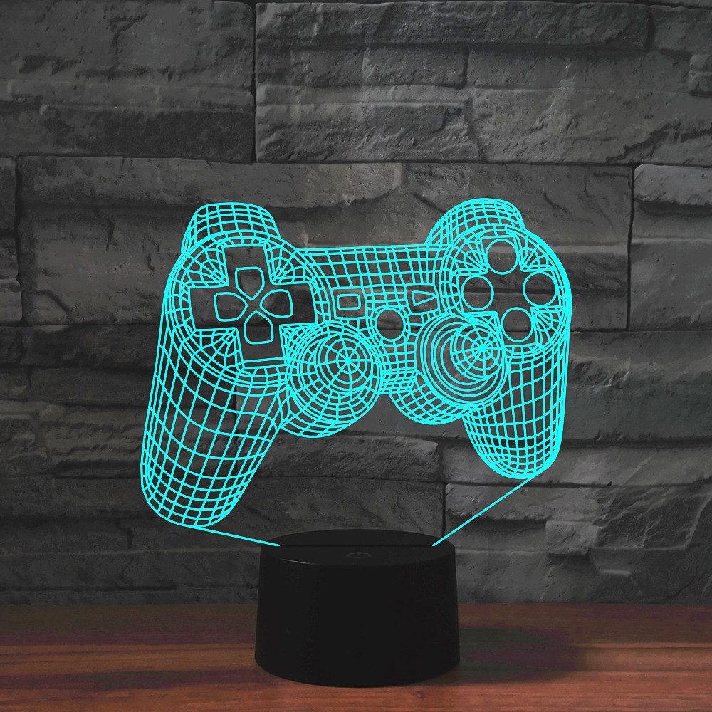 Lampka nocna 3d Illusion Pokój – Gaming Console Icon recenzja i cena