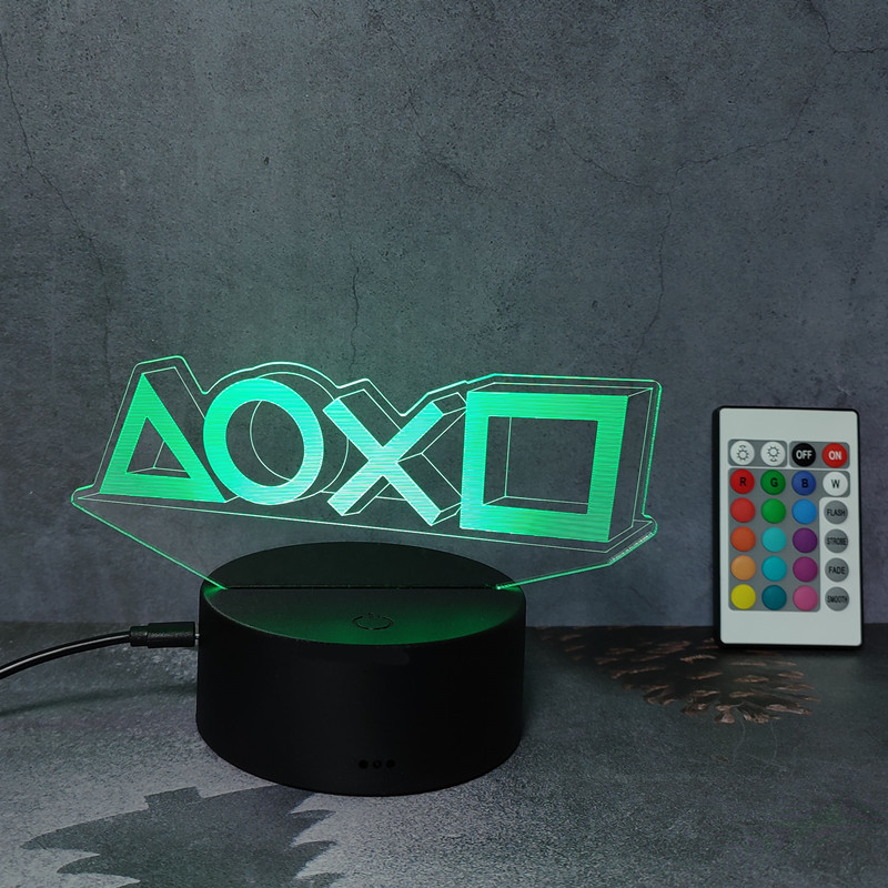 Lampka nocna 3d Illusion Pokój – Gaming Console Icon recenzja i cena