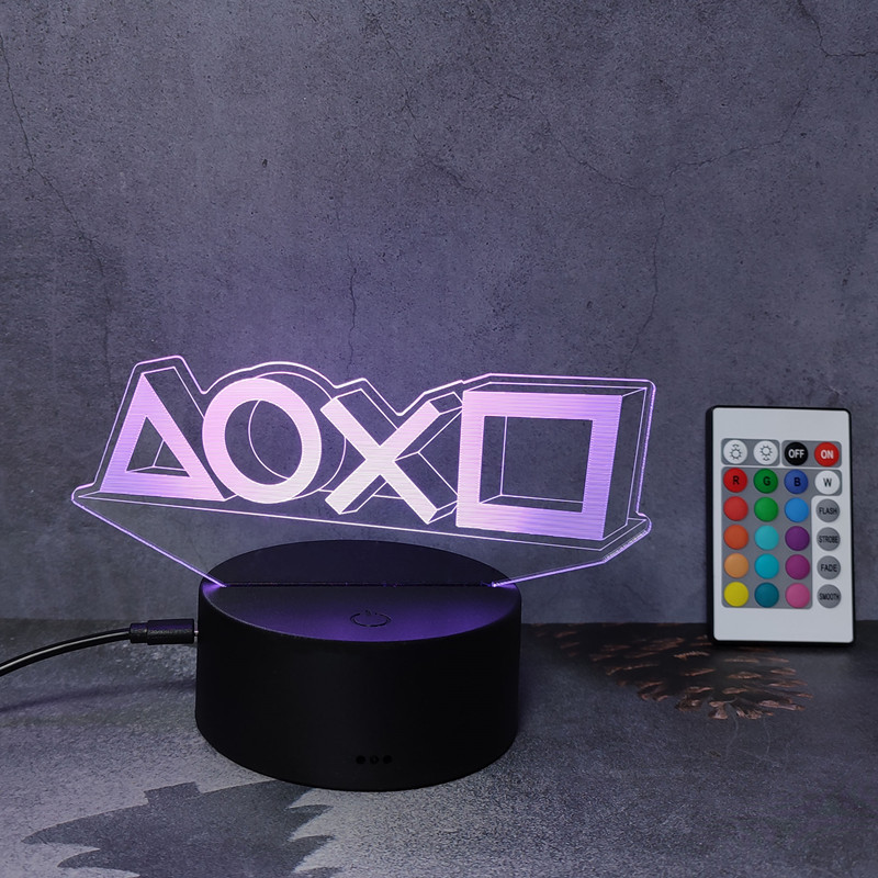 Lampka nocna 3d Illusion Pokój – Gaming Console Icon recenzja i cena