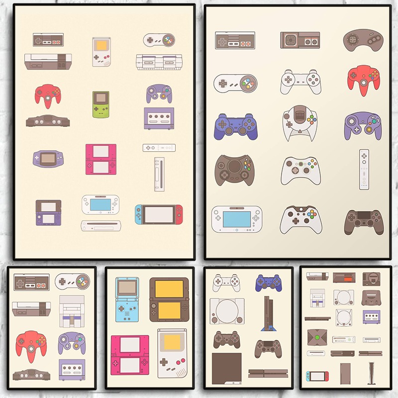 Plakat Ewolucja Konsol i Przen – Gaming Console Handheld recenzja i cena