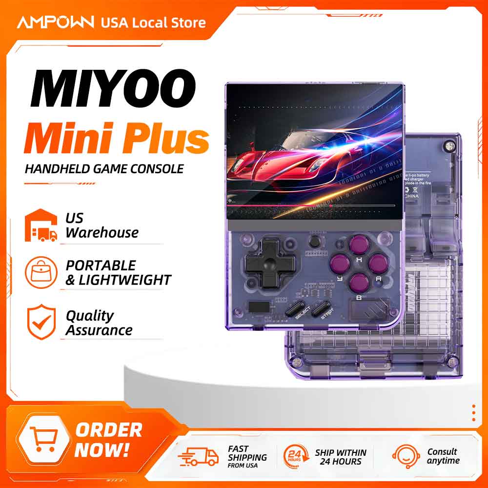 Konsola retro Miyoo Mini+ z ek – Gaming Console Types recenzja i cena